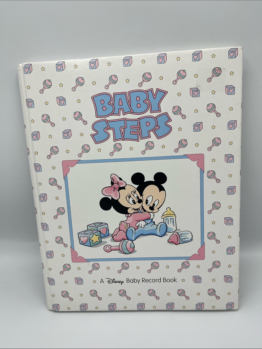 Vintage Disney Mickey & Minnie Baby Steps: A Baby Record Keepsake Memory Book